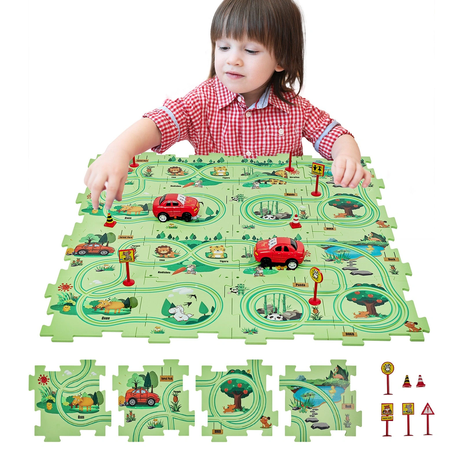 SGILE Forest Builder STEM Puzzle Set: Unleash Your Child's Nature-Loving Builder!