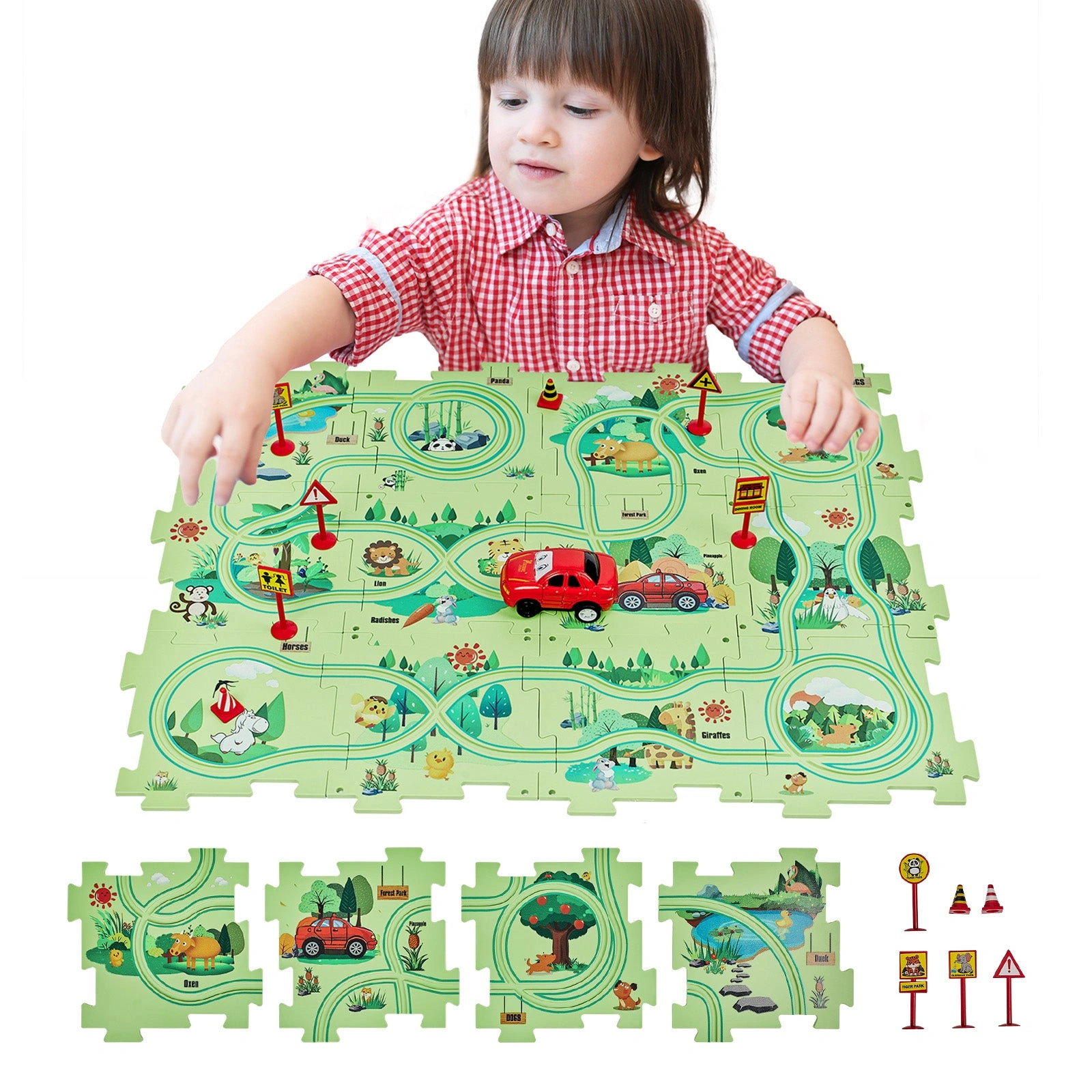 SGILE Forest Builder STEM Puzzle Set: Ignite Little Explorers' Imagination!
